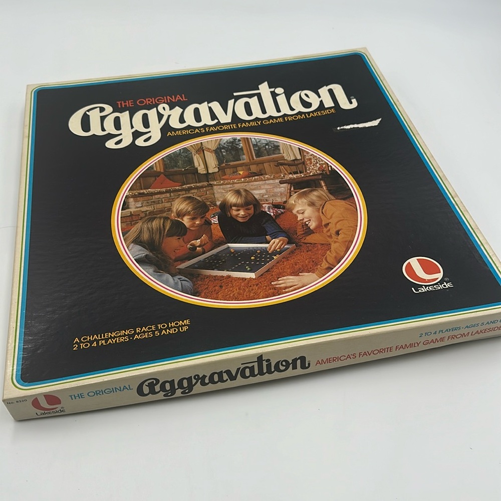 Vintage Lakeside Boardgame Aggravation Board Game
